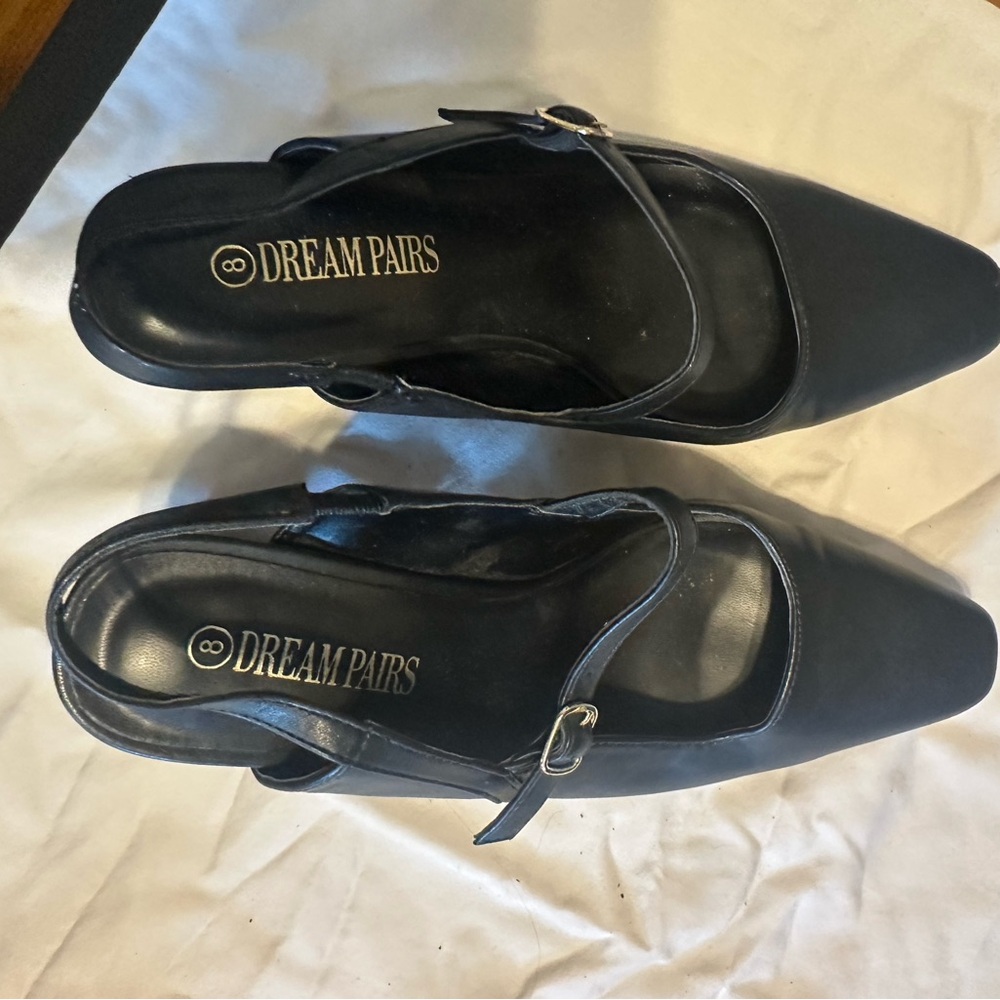 Dream Pairs Black Heels Elegant Design